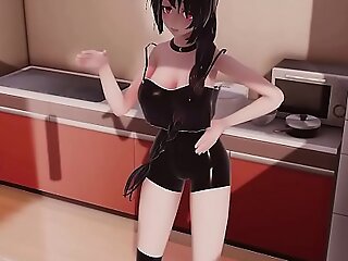 MMD 3D trainer teens gets sin guys around cum right not susceptible rub-down the face