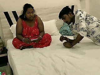 Tamil hot Bhabhi and husband’s brother have sexy uncut sex!