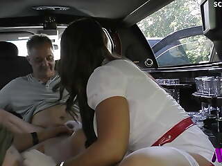 German Fat Tits Mature Sexy Susi Picks Up Strangers For Car Orgy Lovemaking
