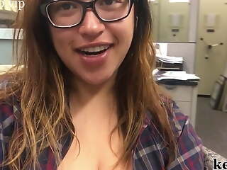 Bringing off with my Big Tits at Work - Kezia420 - Kezia Slater