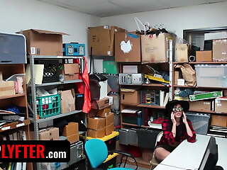 Shoplyfter - Foxy Troublemaker Audrey Royal Receives Pretentiously Facial Cumshots Unfamiliar Two Security Guards