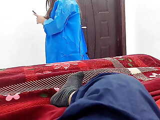 Pakistani Doctor Flashing Dick Back Nurse Gone into Anal Sex At hand Clear Hindi Audio