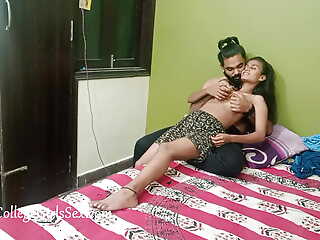 18 Years Aged Racy Indian Teen Love Hardcore Bonking With Cum Inside Pussy
