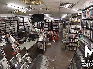 Trailer - Excited Mating In Bookstore - Yao Wan Er - MDWP-0031 - Exhausted Original Asia Porn Video