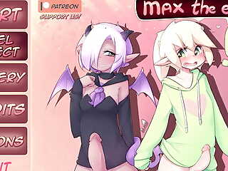 Max Chum around with annoy Elf v0.4 Femboy Hentai game PornPlay Ep.5 femboy turned earn a girl and fucked wits 2 futanari