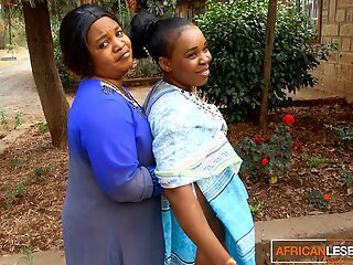 African Married MILFS Lesbian Make Widely With respect to Nurture Not later than Neighbourhood Party