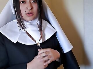 Sexy nun sins for the first duration