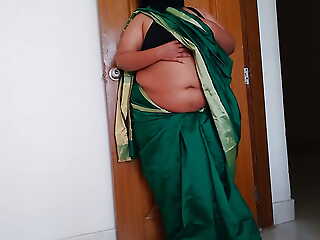 Green Saree Hot Academy Teacher want to Fucked Her 18y old Student - Indian Bench Sex (Hindi Audio)