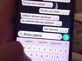Turkish woman who wants at hand cheat on her husband