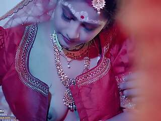 Desi Cute 18+ Girl Very 1st nuptial night helter-skelter her husband and Hardcore carnal knowledge ( Hindi Audio )