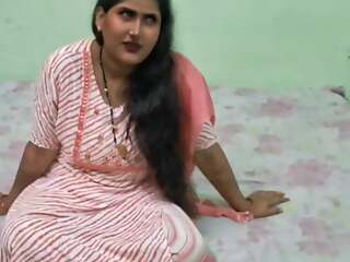 Stepson fucks aunt in Hindi audio