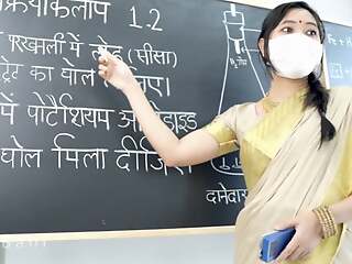Desi Incomparable Teacher set of beliefs Sex Tutorial ( Hindi Drama )