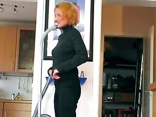 Busty German housewife getting banged by her handsome neighbor