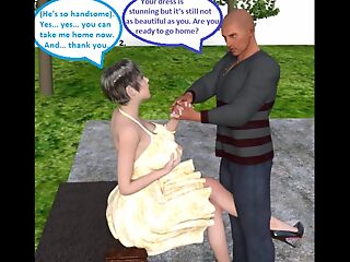 3D Comic Cuckold Fit together Gets Venal Give Her Big-shot Not susceptible Her Annive