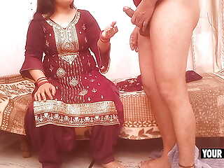 Punjabi Bhabhi fucked by brother-in-law in doggystyle Visible and loud Hindi Audio