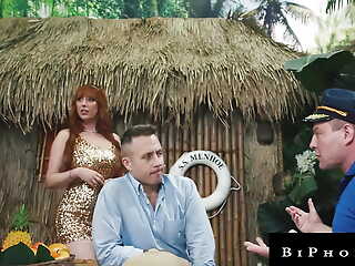 Airheaded Ginger Spitroasted By Hunk Docent & Physicality Bear Skipper - Lauren Phillips - Biphoria