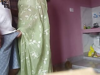cute saree bhabhi gets noxious with her devar for seem like and hard anal sex after ice massage on her respecting