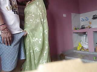 cute saree bhabhi gets noxious with her devar for seem like and hard anal sex after ice massage on her respecting