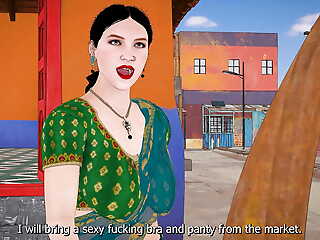 Indian Desi Savita Bhabhi's pussy hunger was satiated by the neighbor