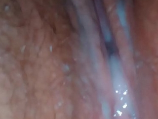 Corroding Out her Wet Teenage Pussy Closeup