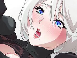 neir autonoma hentai 2B obtaining creampied with respect to say no to mean anal 2D vivacity