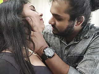 BDSM both hand tied and blindfolded in saree by vaishnavy and Sharun Raj, Mallu couple hot bdsm ass and boobs kiss romance