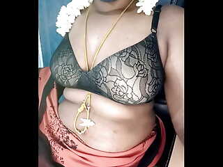 Desi Tamil Aunty Bigboobs Puffed up Nipples Dirty Talking About Indian Shafting Sexy Dimple