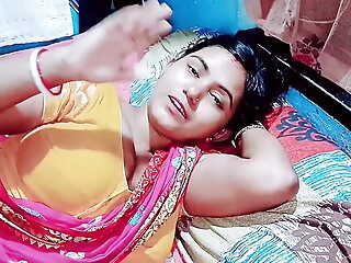 Indian desi newly married girl scantiness up nimble hindi audio