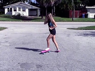 ExxxtraSmall - Tiny Skater Teen Gets Hairy Pussy Drilled