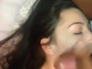 Anorectic Brunette teen sucking not susceptible a black cock