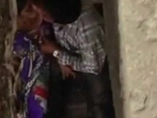 Indian Couple Caught Overhead Cam